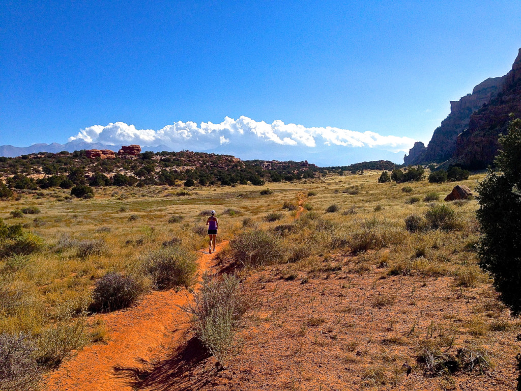 Hidden Valley Moab Utah Kat Running