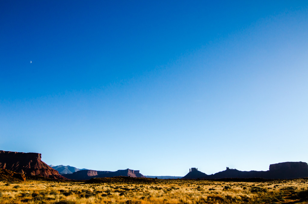 Moab Moon Horizon Utah